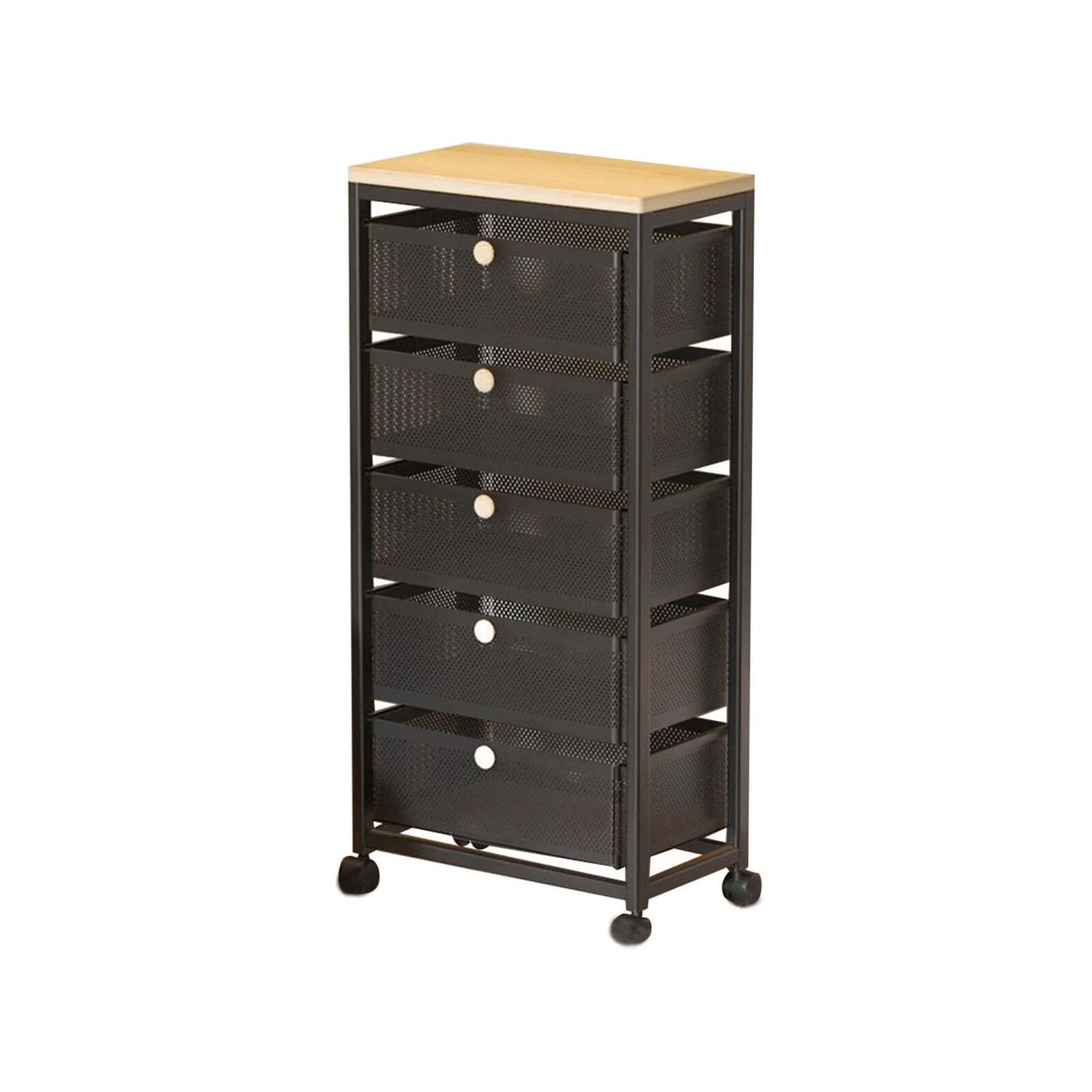 Mesh Storage Organizer with Pull-Out Baskets