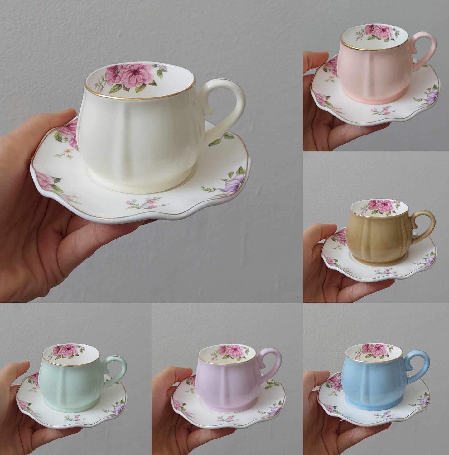 Set of 6 Turkish Coffee Cup