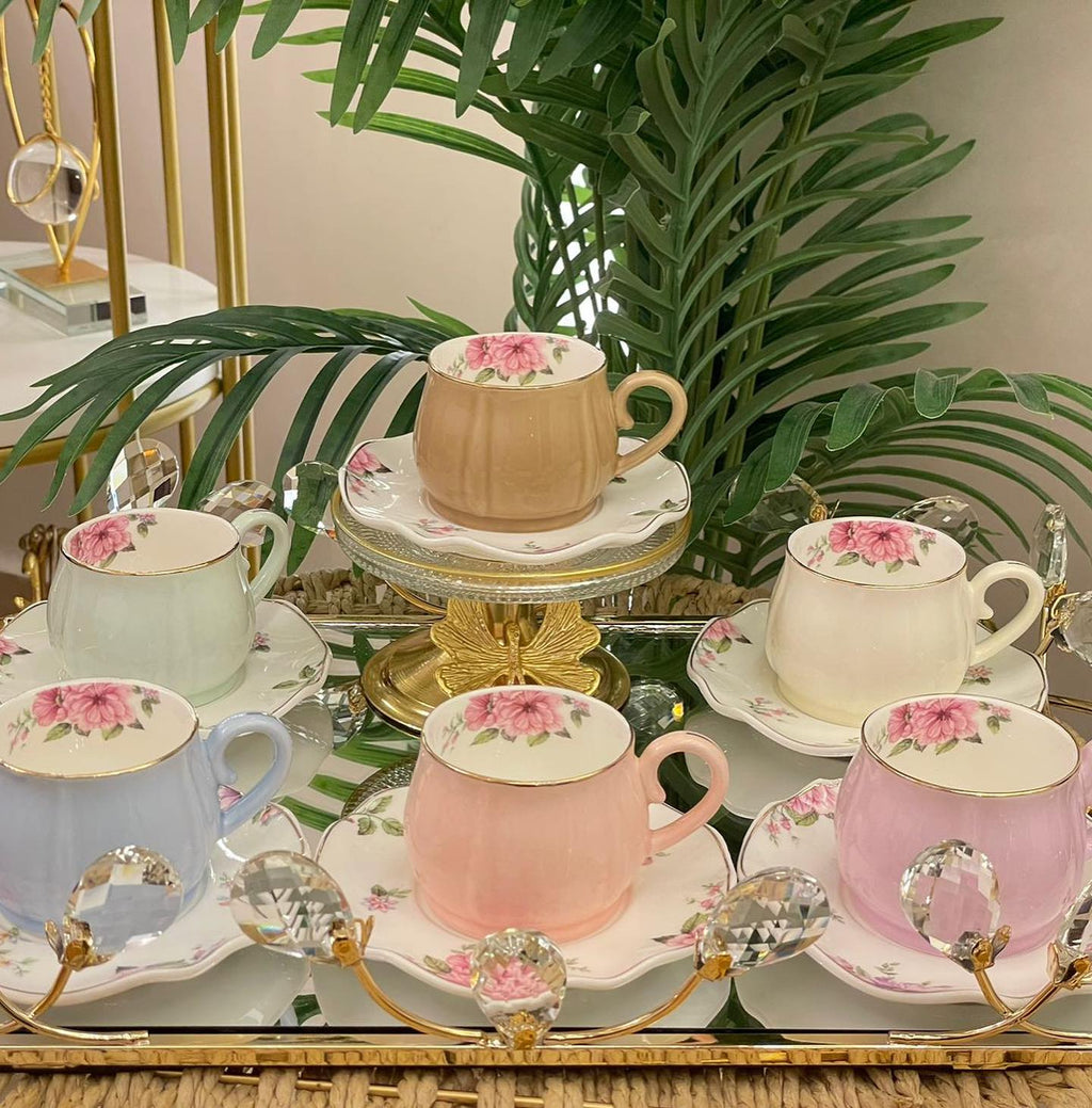 Set of 6 Turkish Coffee Cup