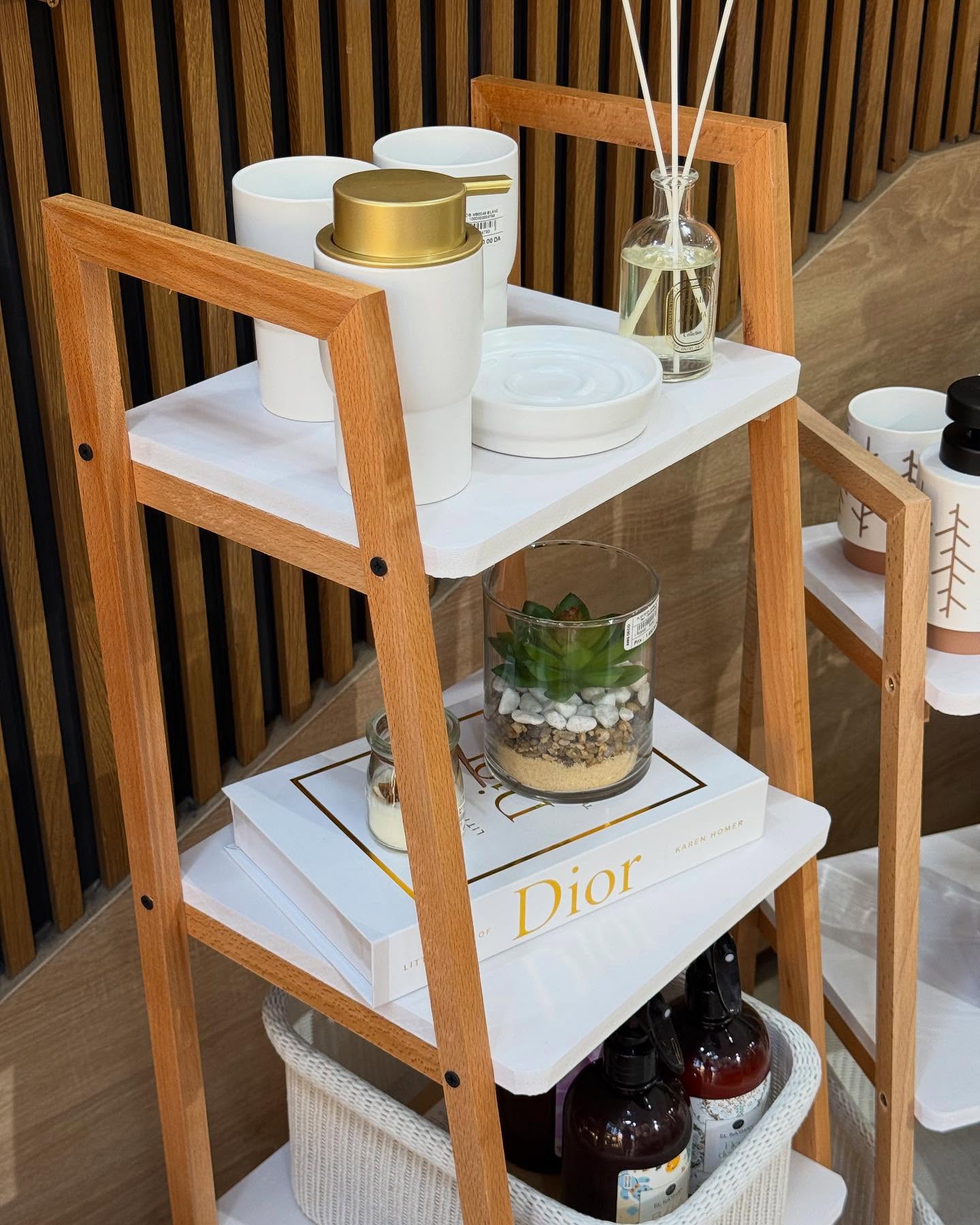 Modern 4-Tier Wooden Shelf