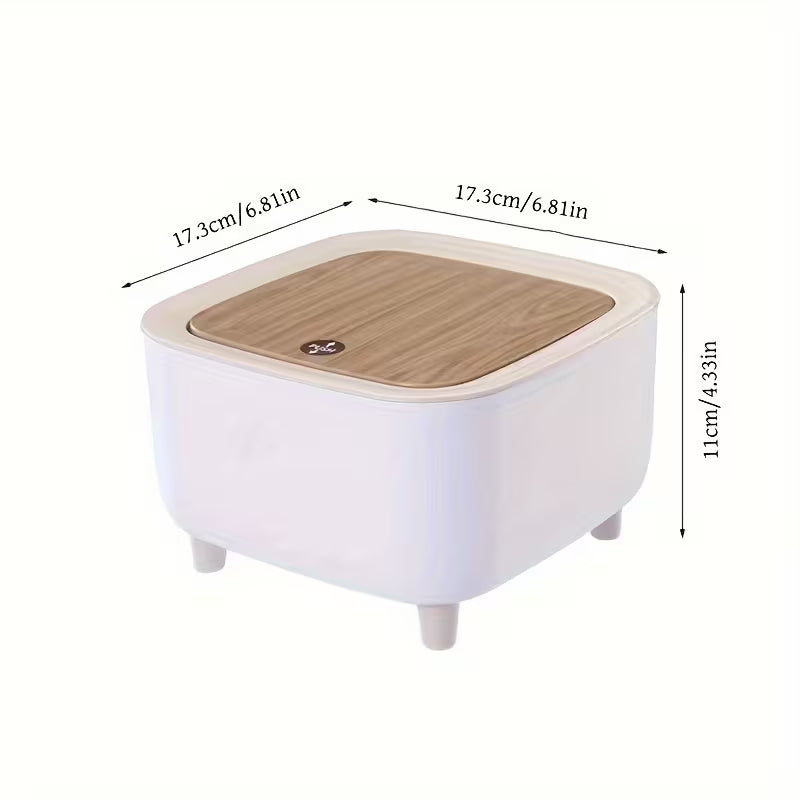 Mini Trash Can with Lid