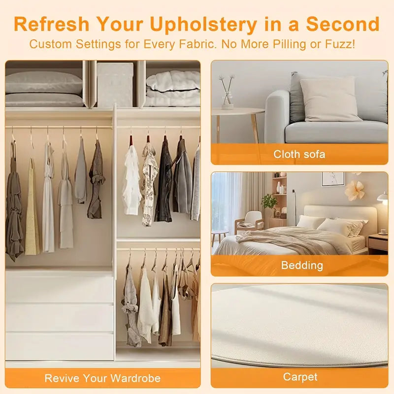 Dual-Head Rechargeable Lint Remover