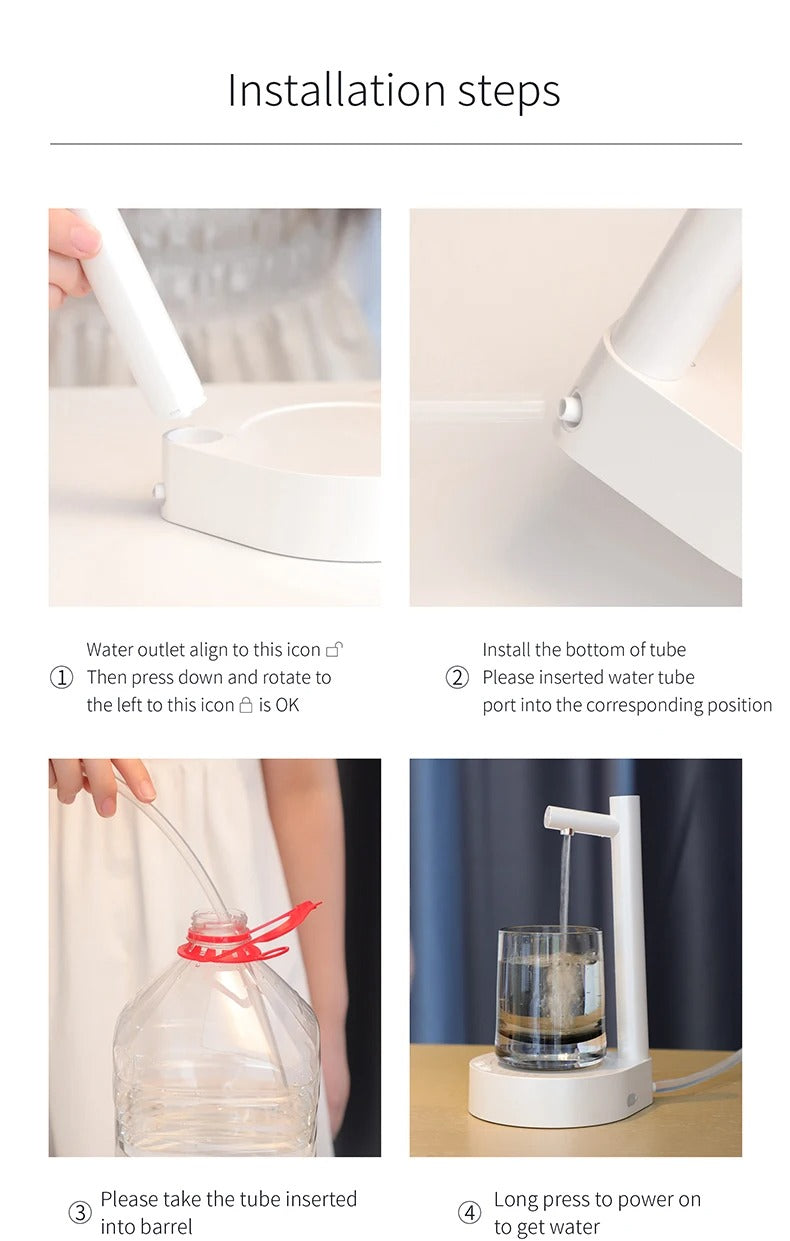 Portable Desktop Electric Water Dispenser