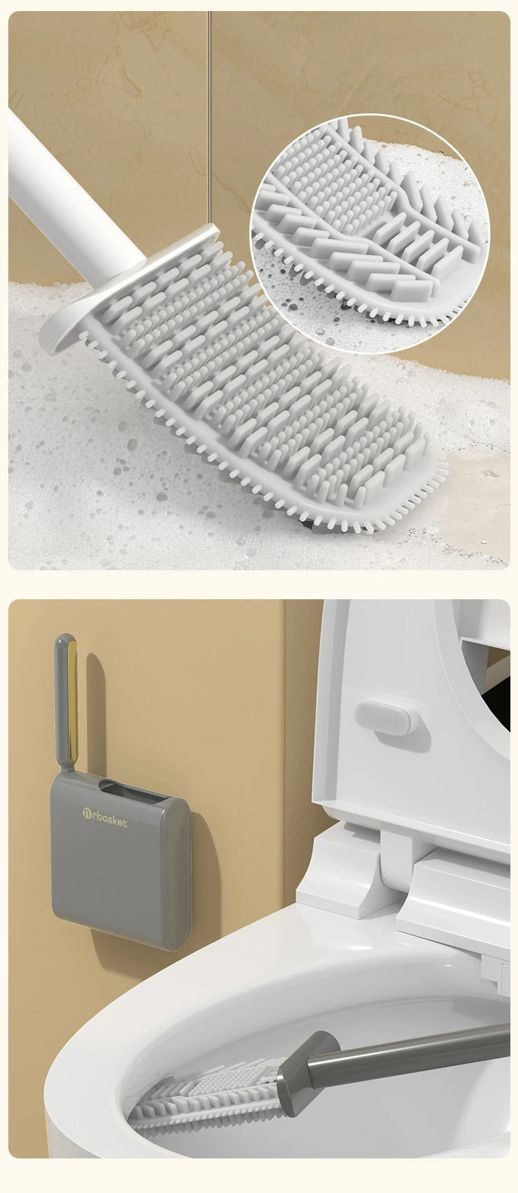 Wall Mounted Toilet Brush