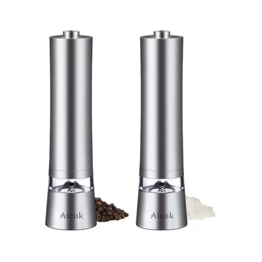 Aicok set of 2  Stainless Steel Electric Mill