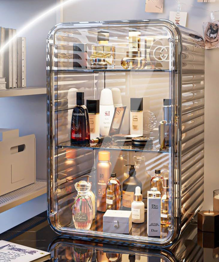 3 Layer Clear Makeup Storage Organizer