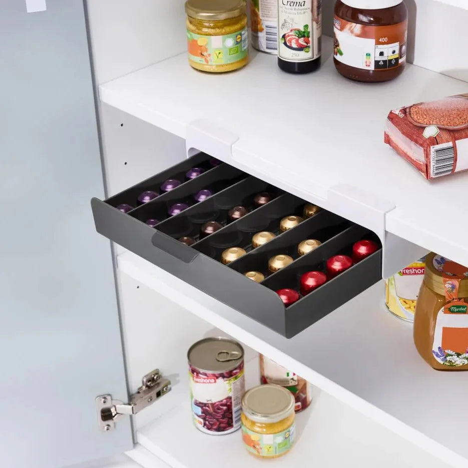 Livarno home Under-Shelf Drawer for Coffee Capsules