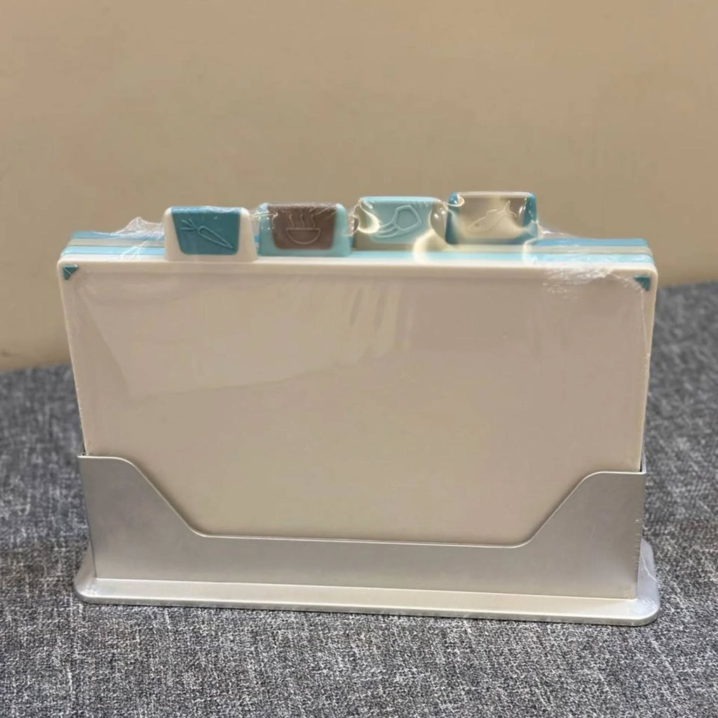 4-Piece Chopping Board Set with Storage Stand