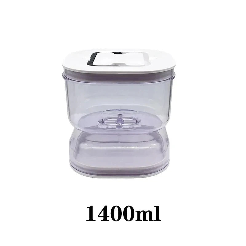 GeBe Sealed Pickle Jar With exhaust valve and timeline