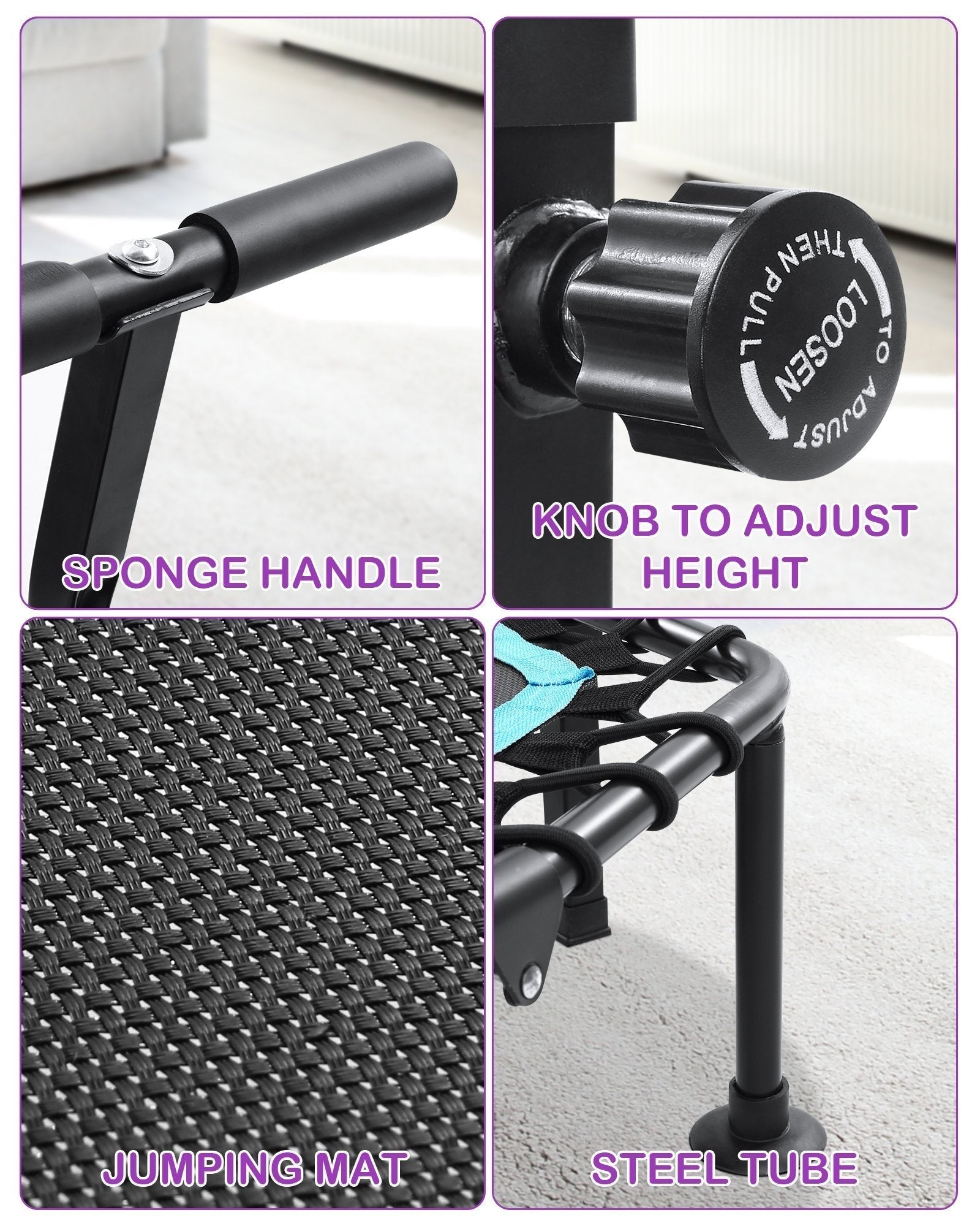 maxkare Mini Trampoline Fitness