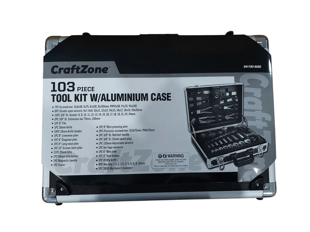 Craftzone Tool Kit Aluminum Case