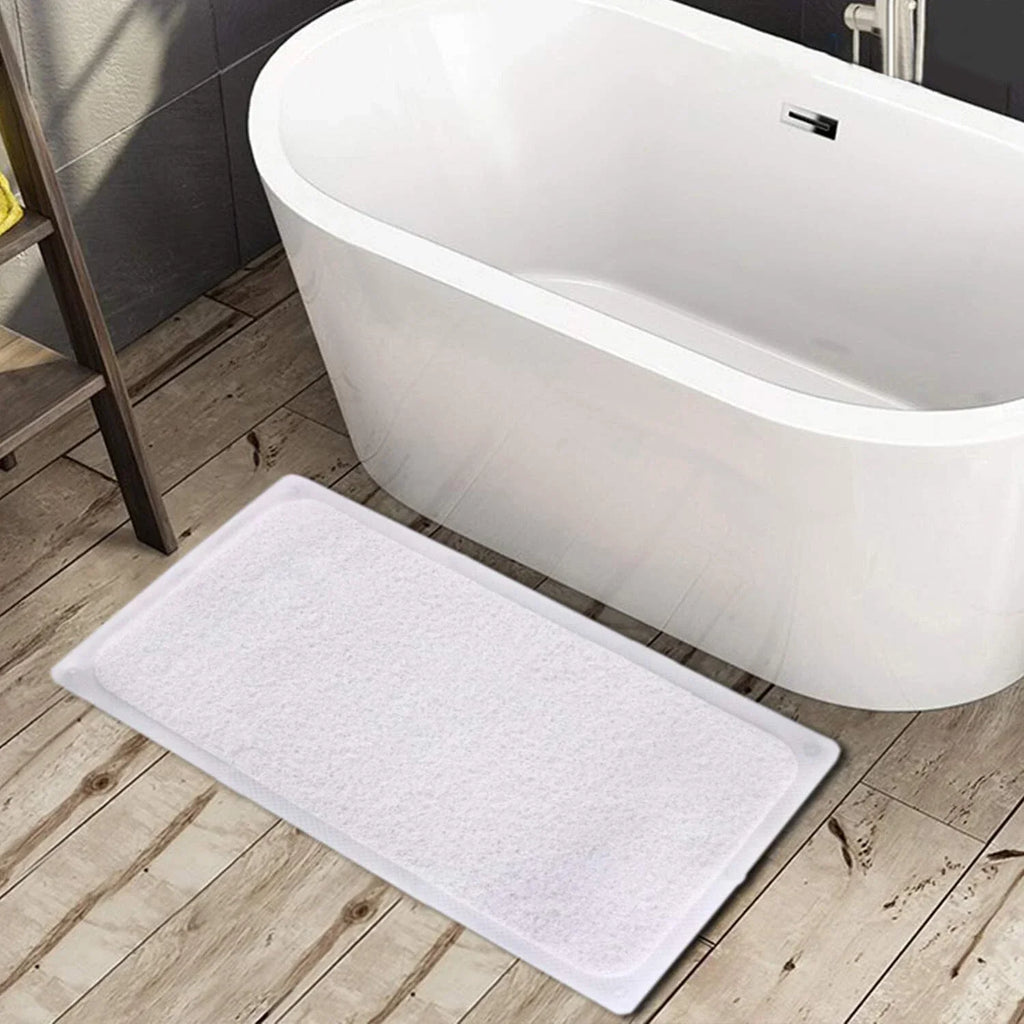 Anti‑Slip Loofah Shower Rug