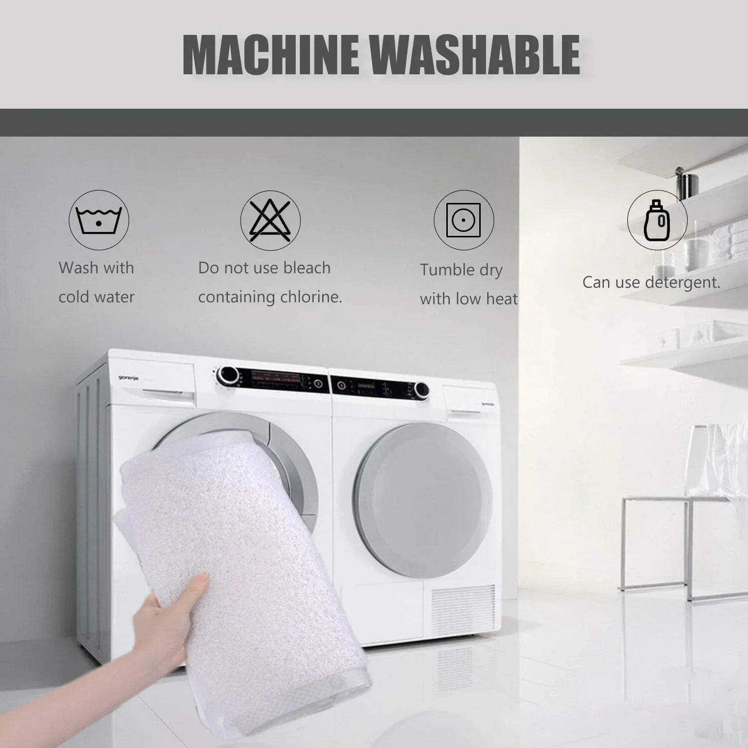 Anti‑Slip Loofah Shower Rug