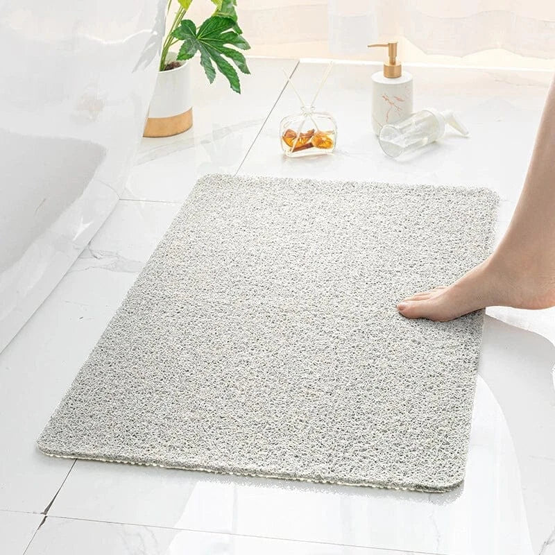 Anti‑Slip Loofah Shower Rug