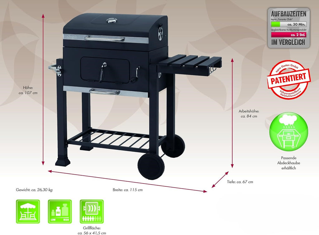 GRILL MEISTER Charcoal Grills