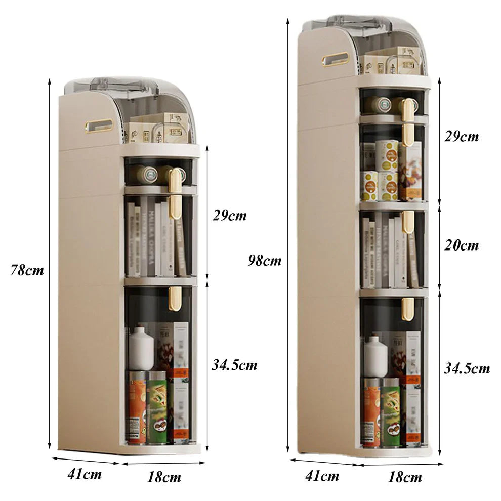 Floor Storage Cabinet Organizer