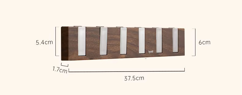 Piano Key Style Foldable Wall Rack