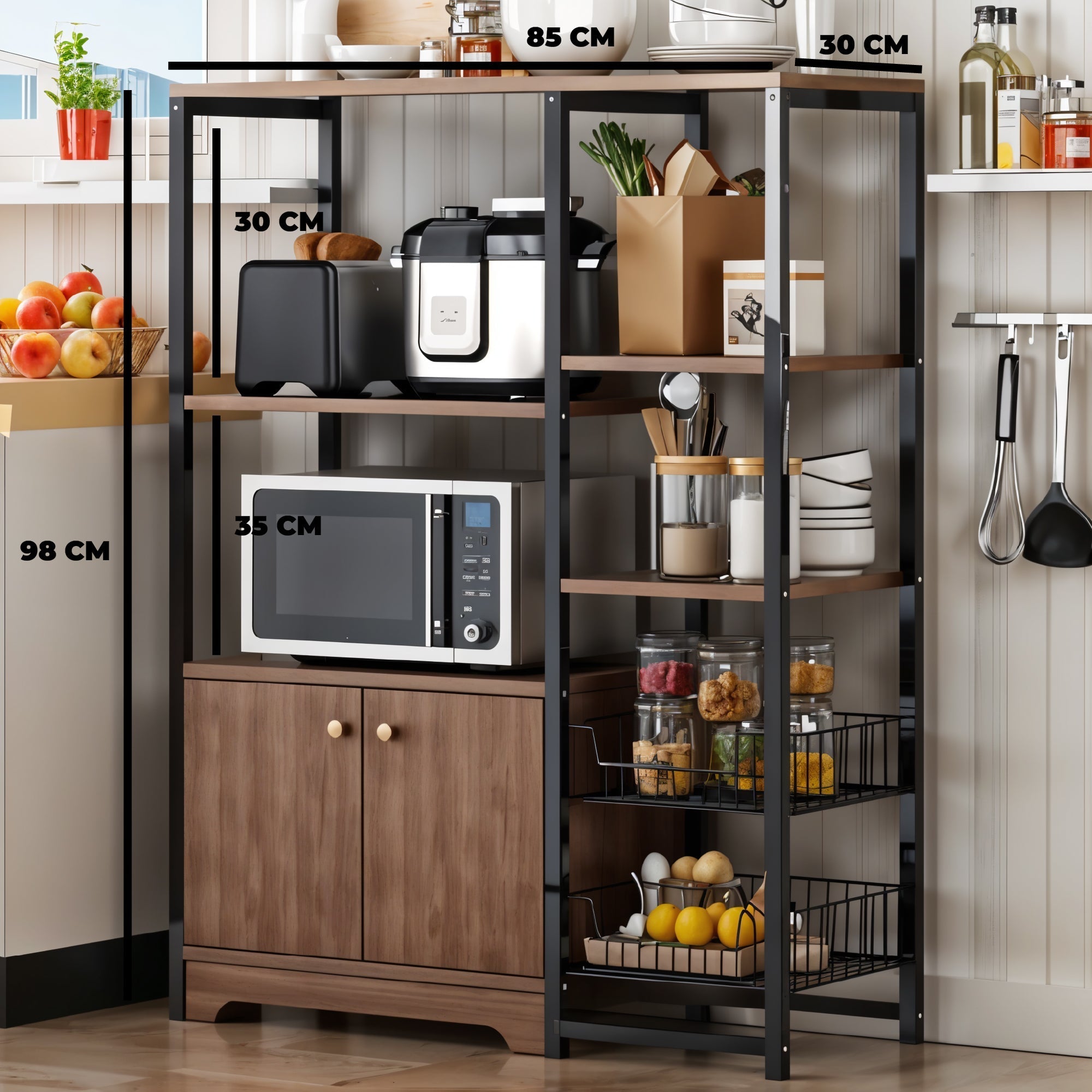 Multi-Tier Kitchen Storage Rack
