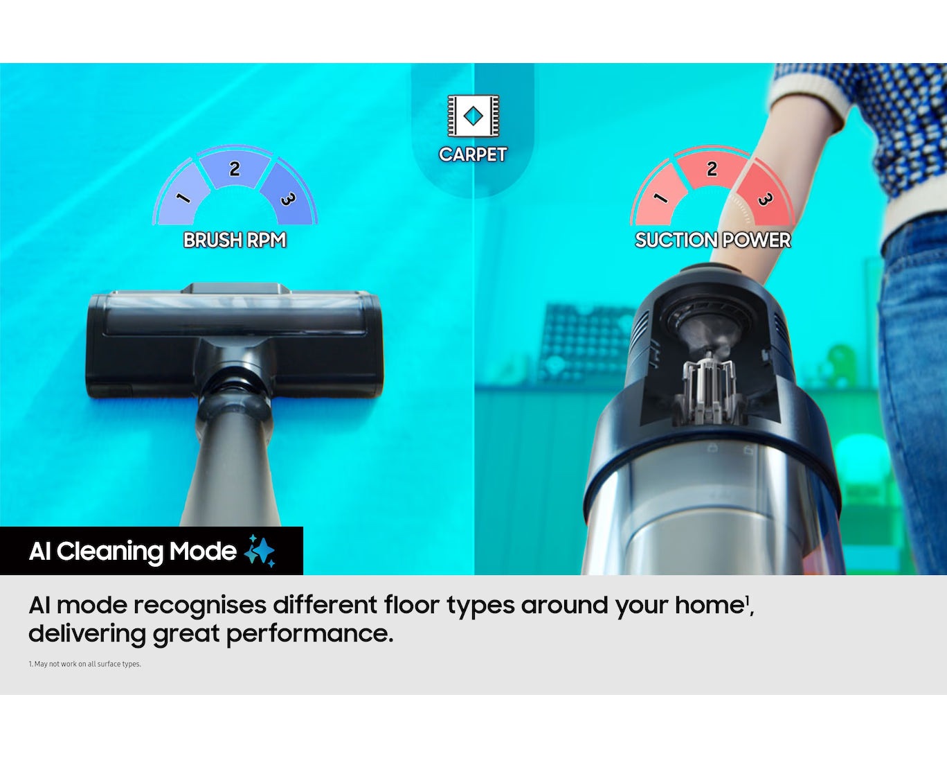 Samsung Bespoke Jet™ AI Cordless Stick Vacuum Cleaner